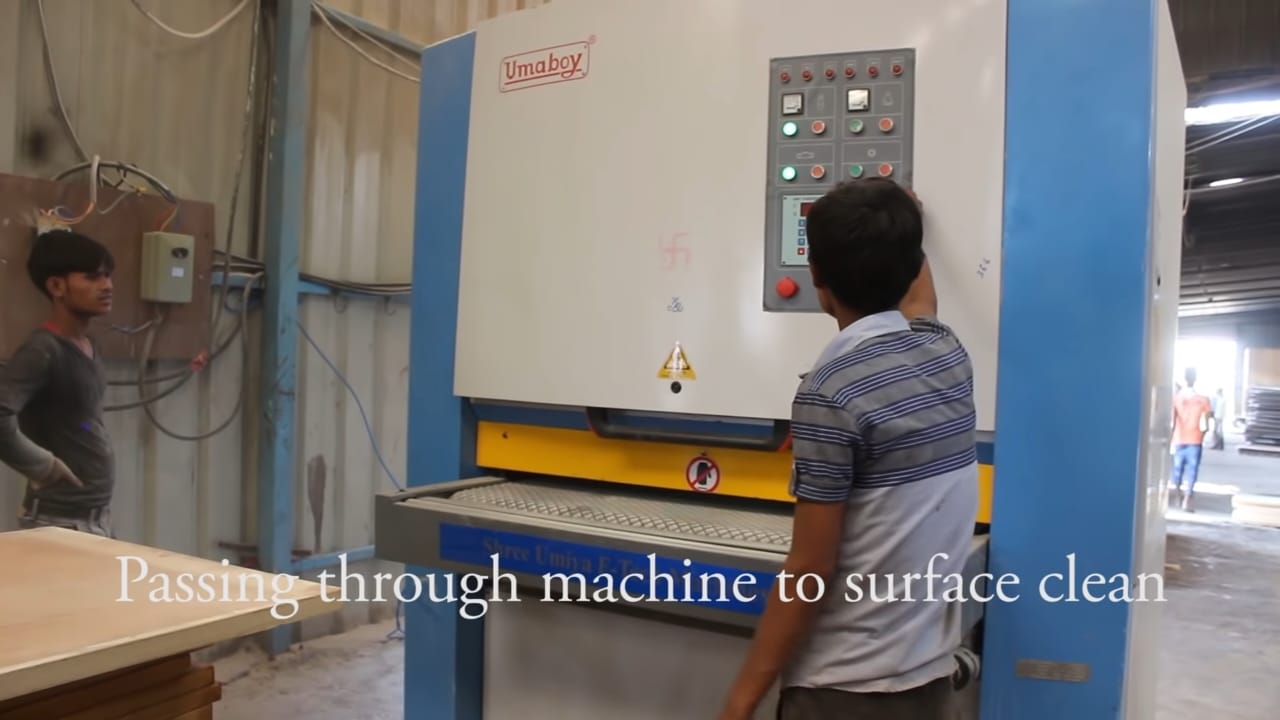 passing through machine